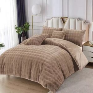 Rabbit hair duvet set 4